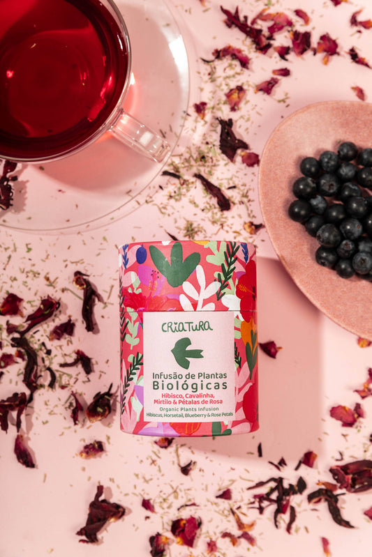 Bio Thee - Hibiscus & blauwe bes