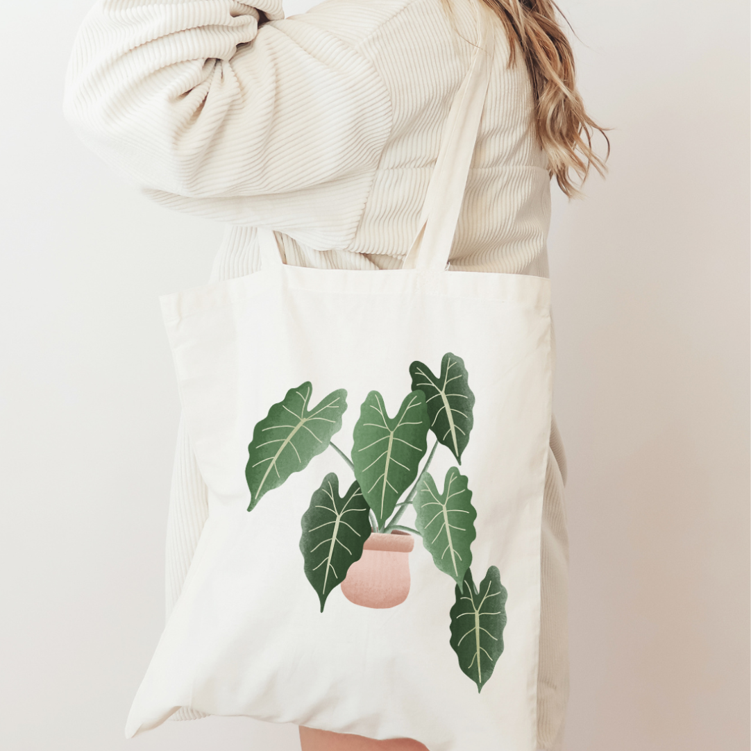 Katoenen tas - Plant