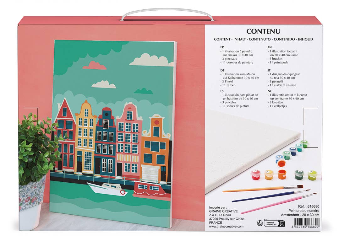 Schilderen op nummer - Amsterdam