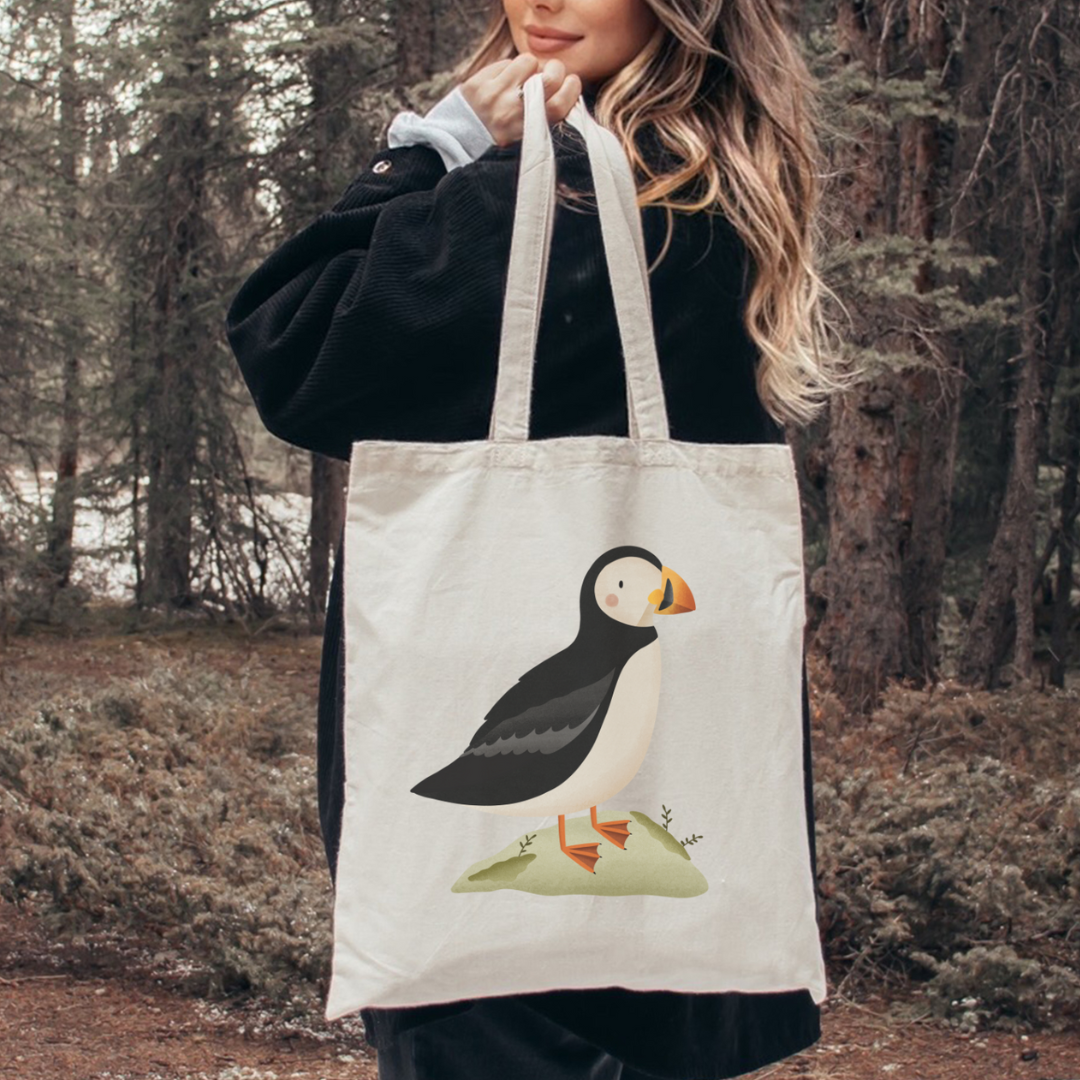 Katoenen tas - Papegaaiduiker
