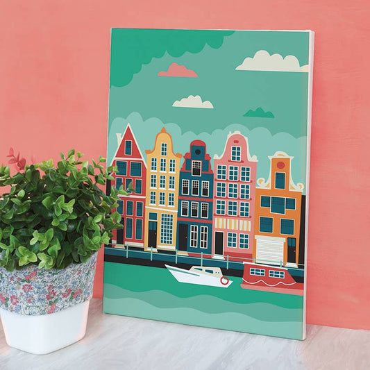 Schilderen op nummer - Amsterdam
