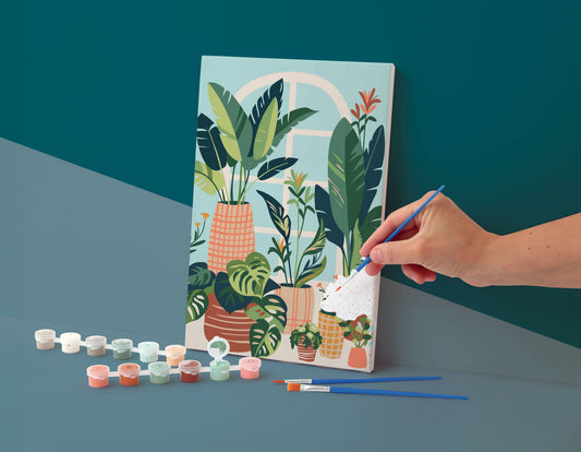 Schilderen op nummer - Plantjes