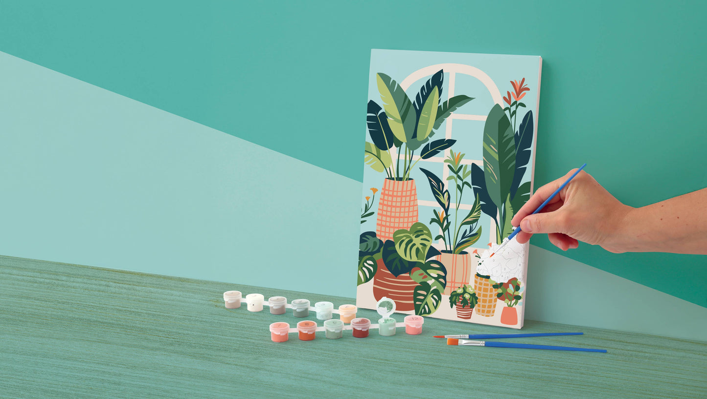 Schilderen op nummer - Plantjes
