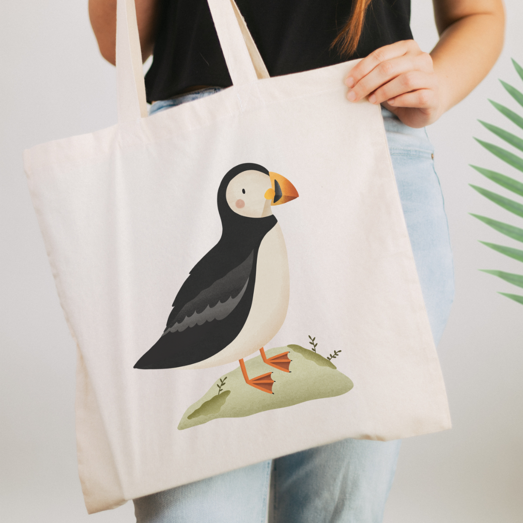 Katoenen tas - Papegaaiduiker