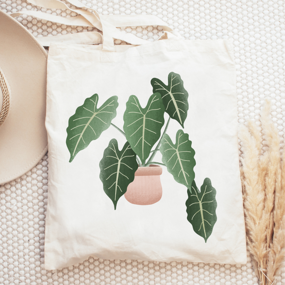 Katoenen tas - Plant