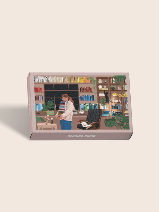 Mini-puzzel Reading Room, 99 stukjes