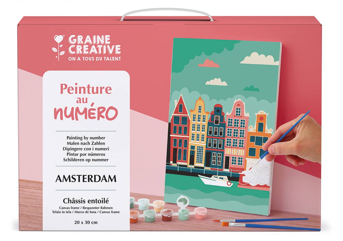 Schilderen op nummer - Amsterdam