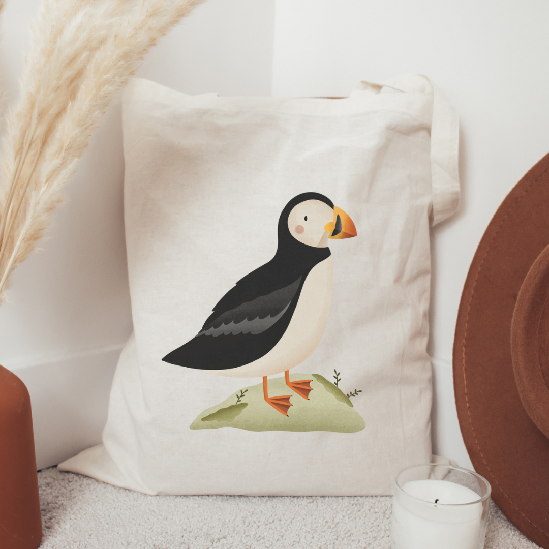 Katoenen tas - Papegaaiduiker