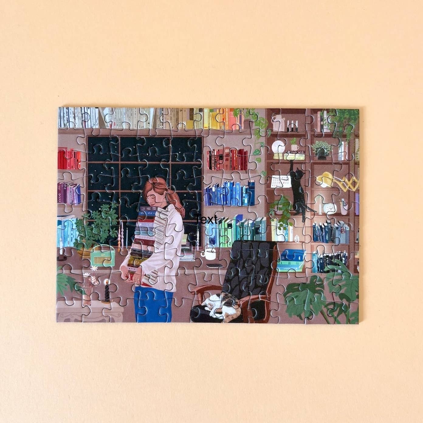 Mini-puzzel Reading Room, 99 stukjes