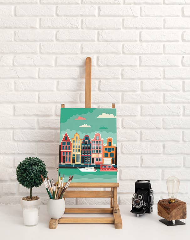 Schilderen op nummer - Amsterdam