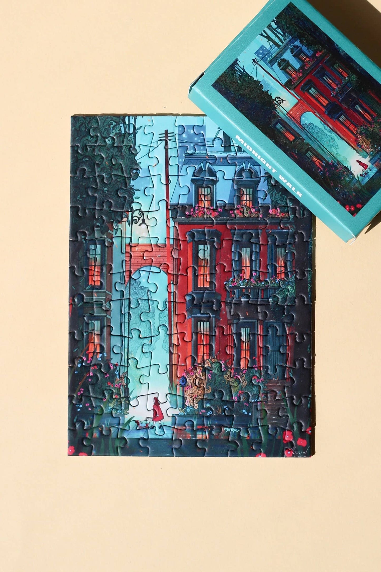 Mini-puzzel Midnight Walk, 99 stukjes