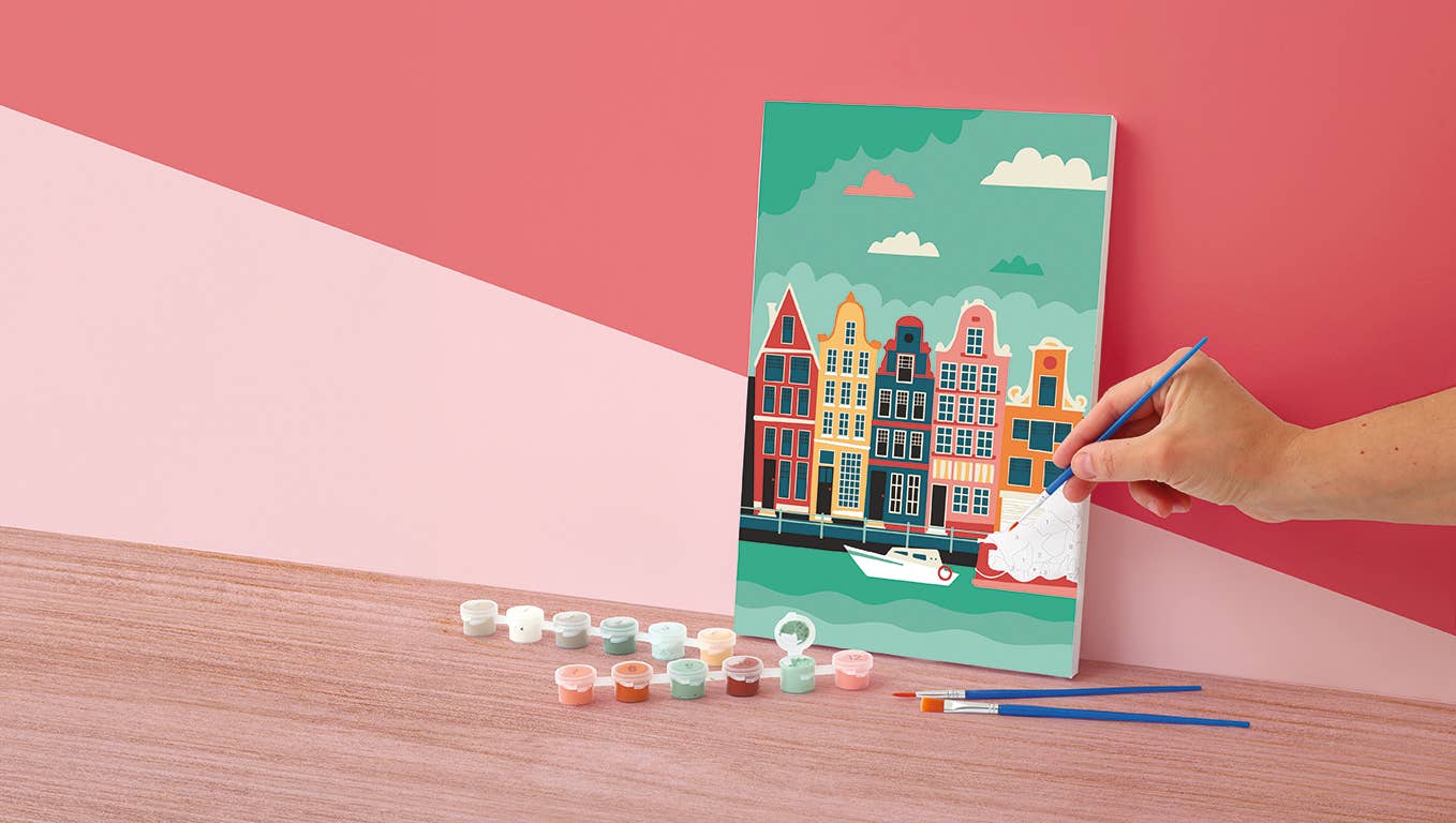 Schilderen op nummer - Amsterdam