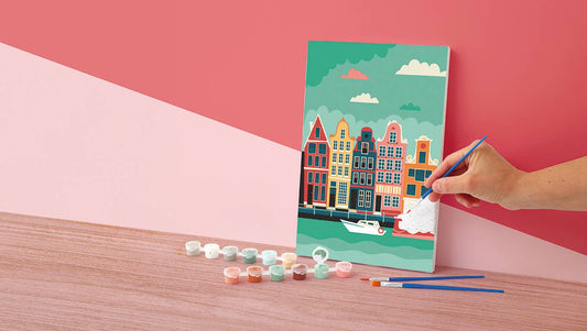 Schilderen op nummer - Amsterdam